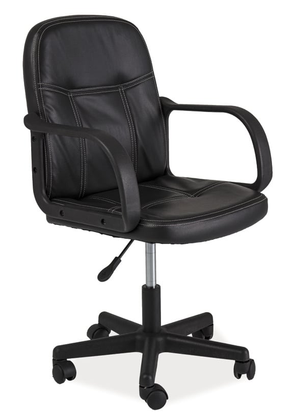 Kancelářské křeslo Q-074 černá ekokůže