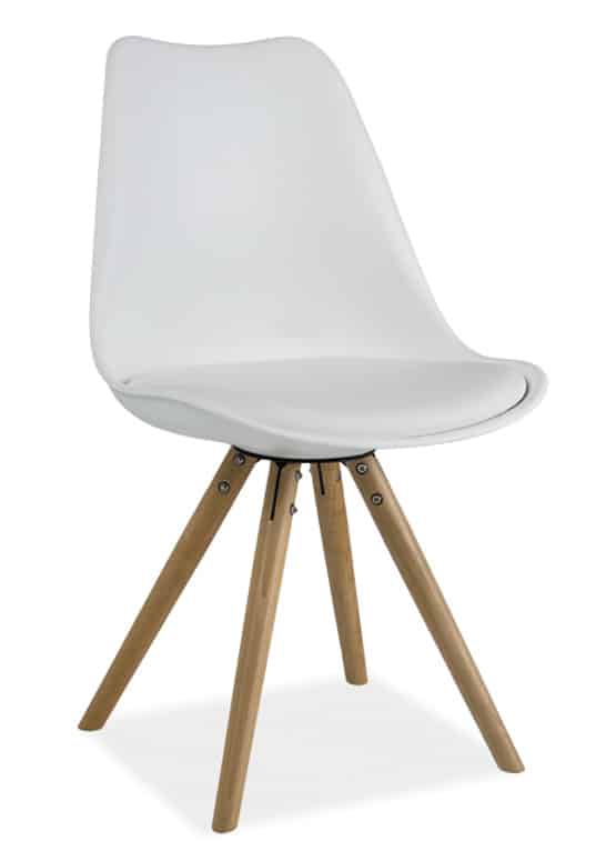 Jídelní židle ERIC, bílá
