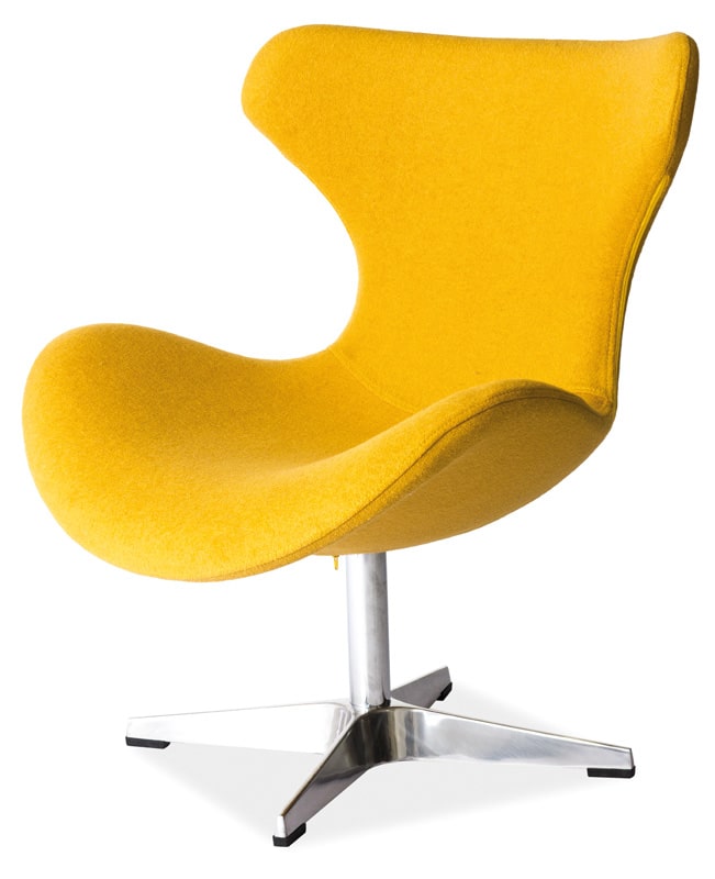 Čalouněné křeslo FELIX, žlutá