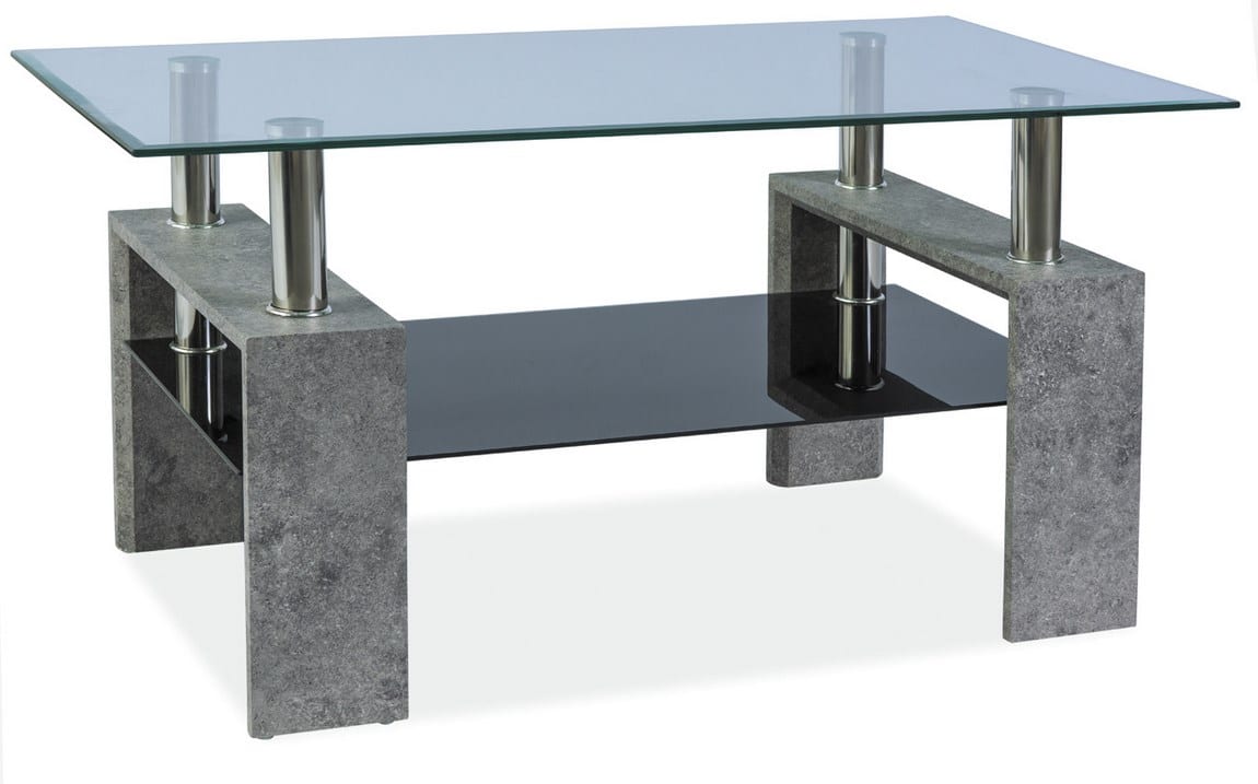Konferenční stolek LISA III, šedý kámen