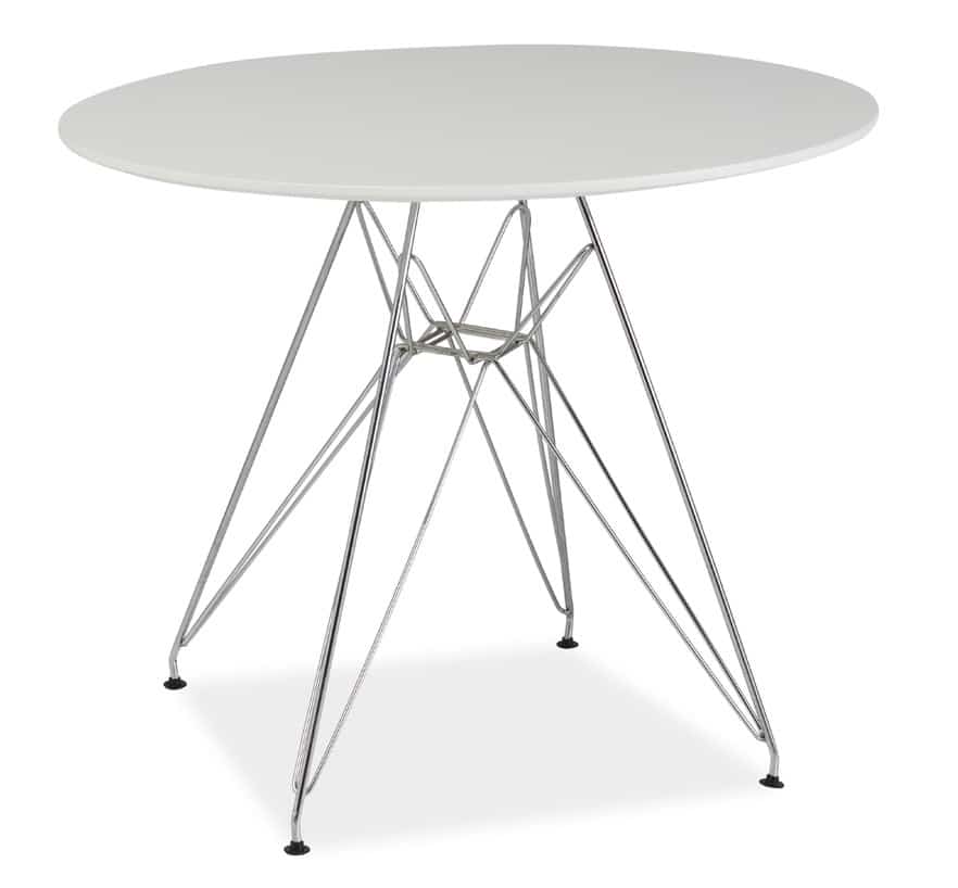 Jídelní stůl NITRO, bílá/chrom