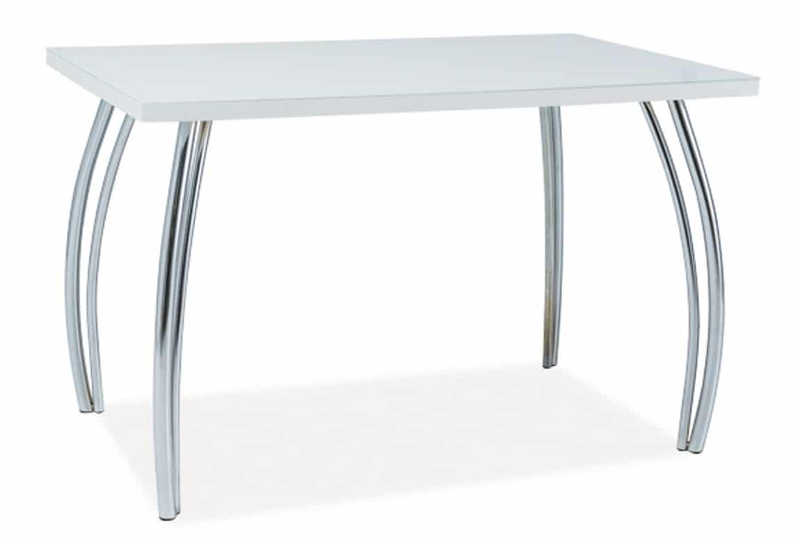 Jídelní stůl SK-2 bílý lesk