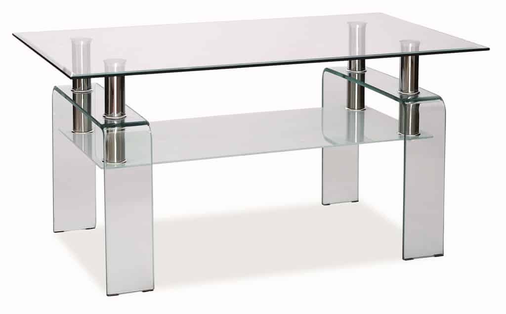 Konferenční stolek STELLA - čirá