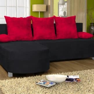 Rohová sedačka WENECJA 10, černá látka