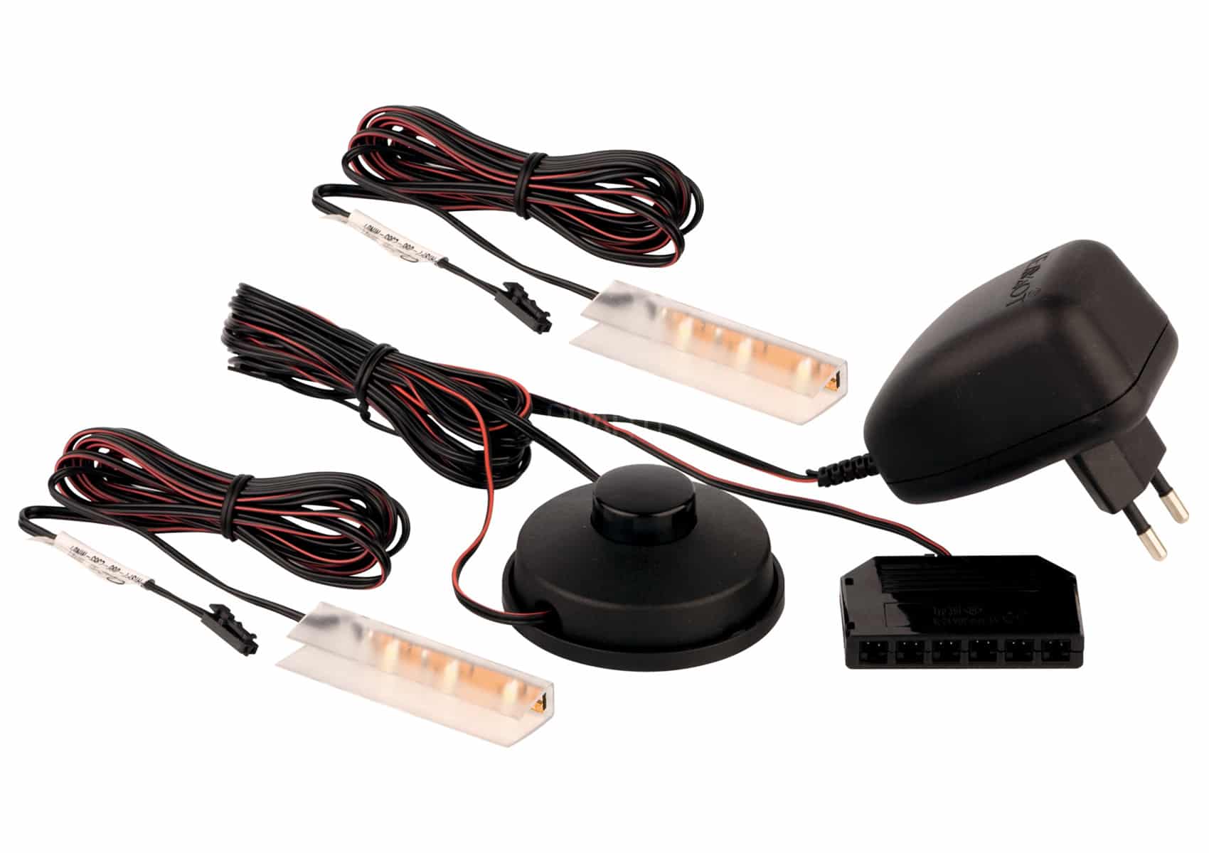 LED - Sestava na dvě police - zimní bílá ZRUŠENO