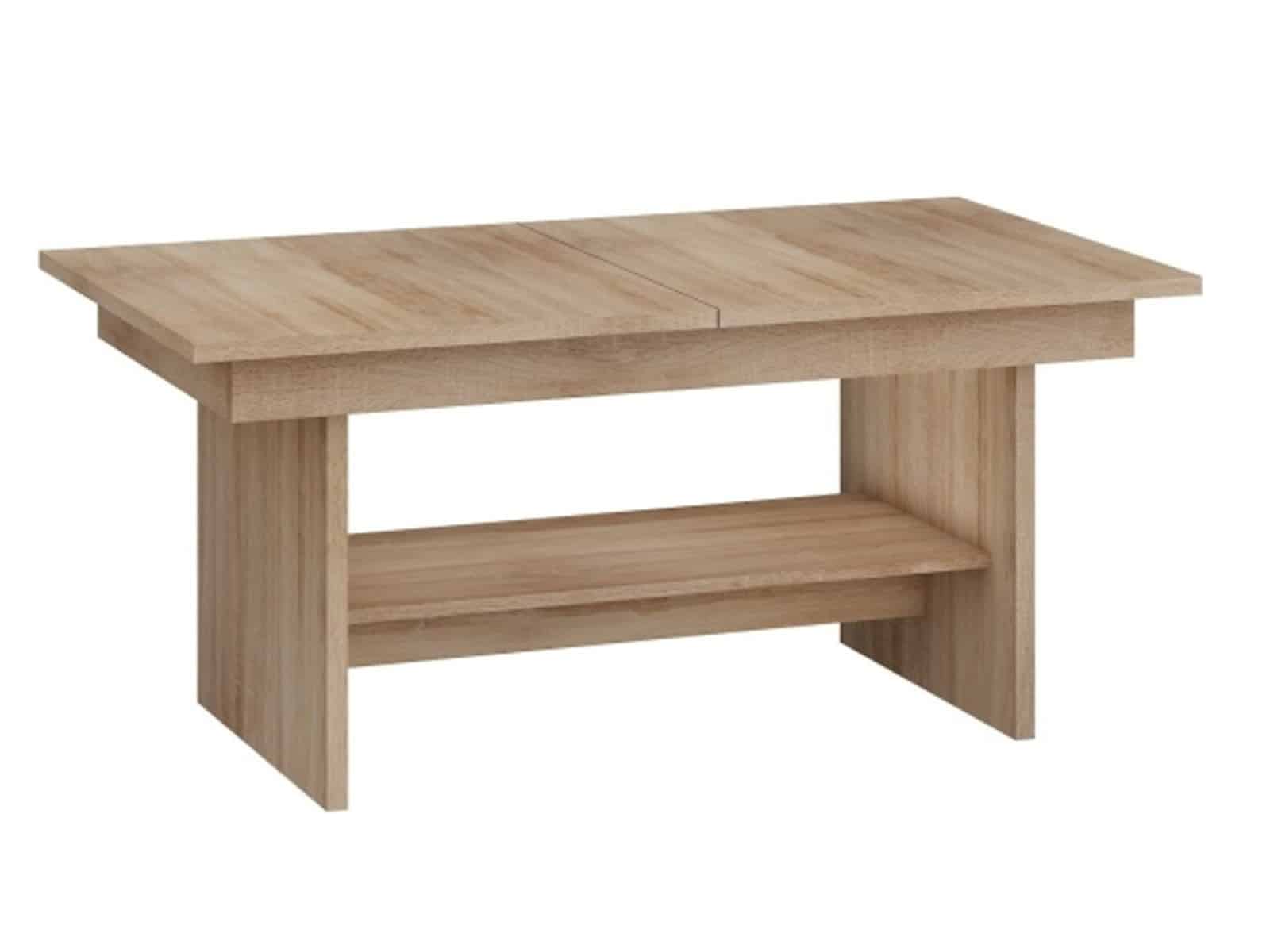Konferenční stolek DALLAS rozkládací MAT, barva: dub sonoma