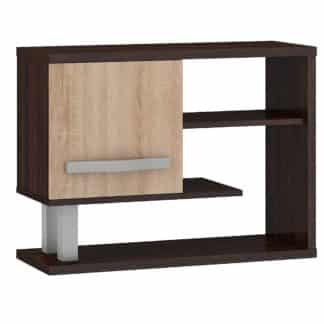 ANGEL závěsná skříňka 1D, dub sonoma tmavý/dub sonoma