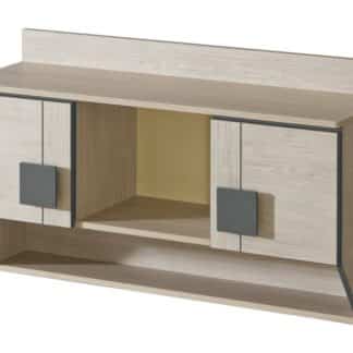 GIMMI, kombinovaná police G4, dub santana/šedá