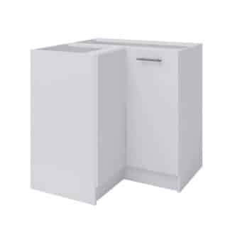 FABIANA, dolní rohová skříňka, S-90N, bílá