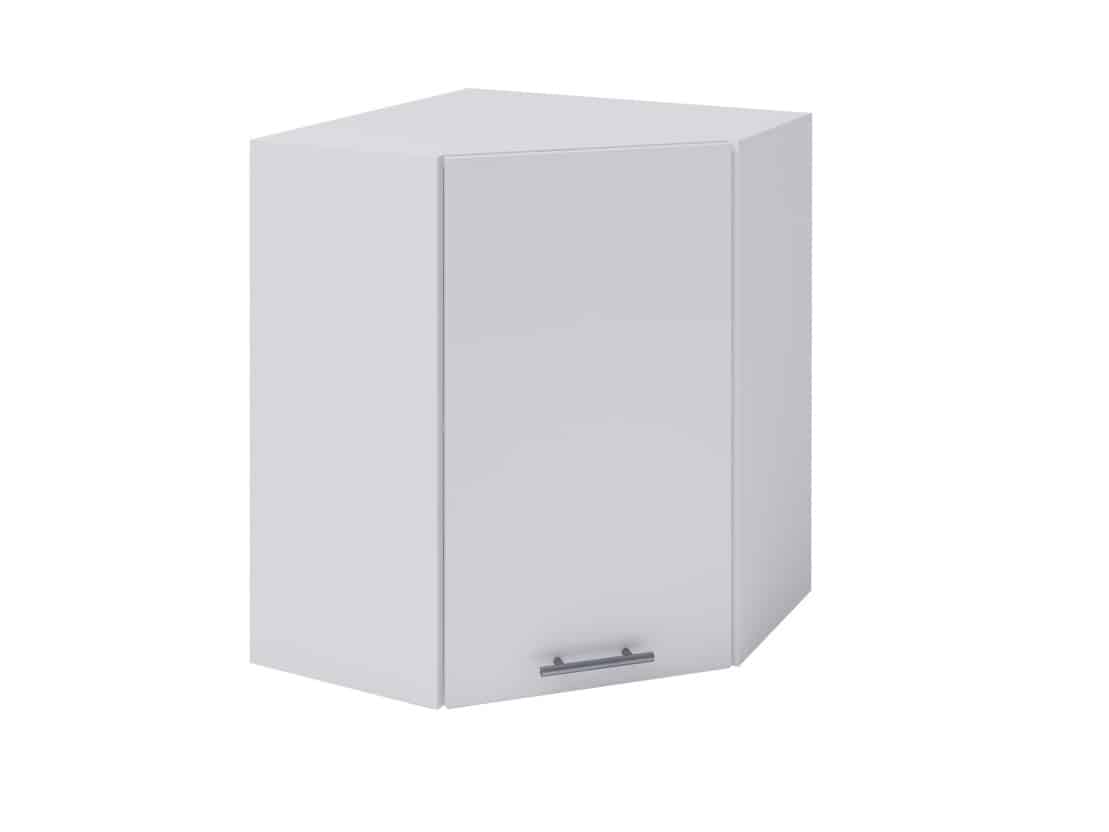 FABIANA, horní rohová skříňka, W-60N, bílá