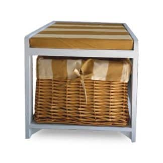 GINGER 3 NEW, komoda, bílá/medová