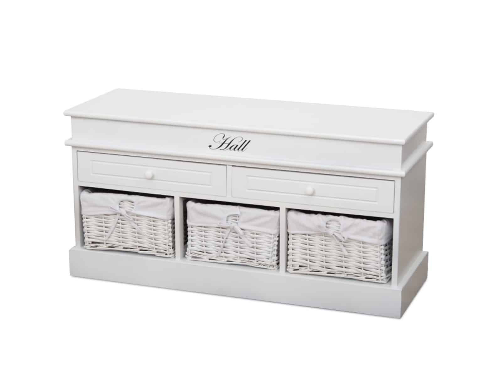 Lavice BLANCO, bílá