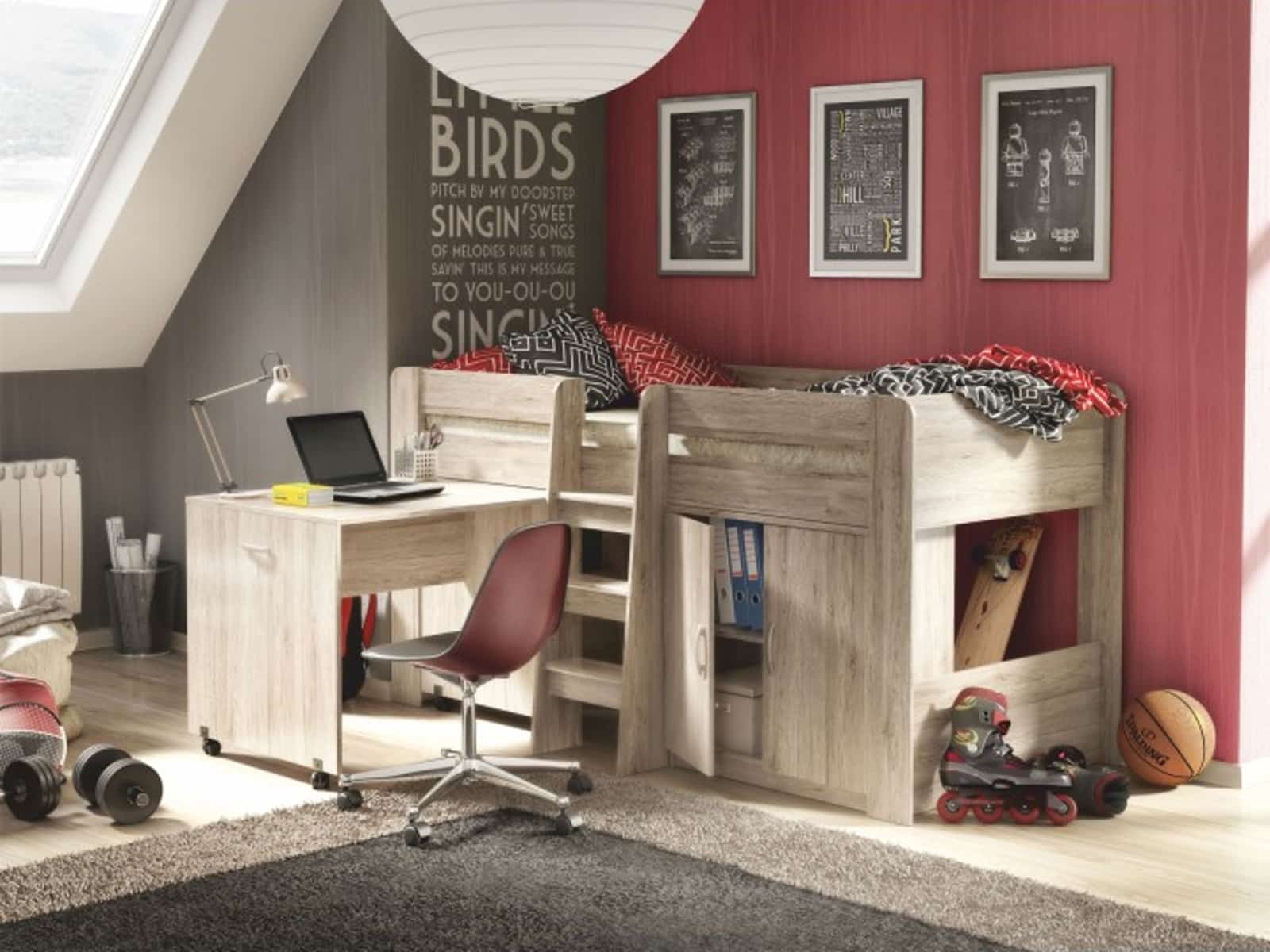 Víceúčelová postel FANY, san remo