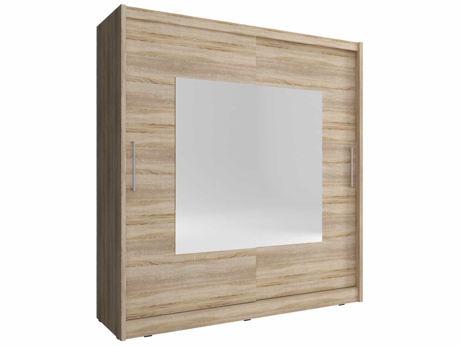 Skříň WIKI IX se zrcadlem 200 cm, dub sonoma