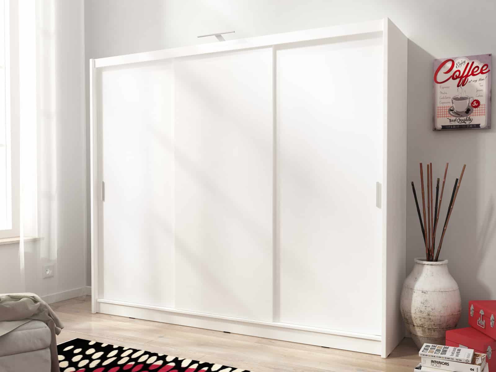 Skříň WIKI I 250 cm, bílá