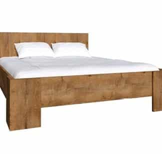 MONTANA postel L2 180x200 cm, dub lefkas tmavý