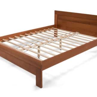 Postel WOODY CLASSIC 180x200 bez roštu, masiv buk/třešeň