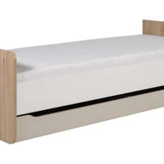 SMARTY SM-08 postel 90 cm, buk/bílá/champagne