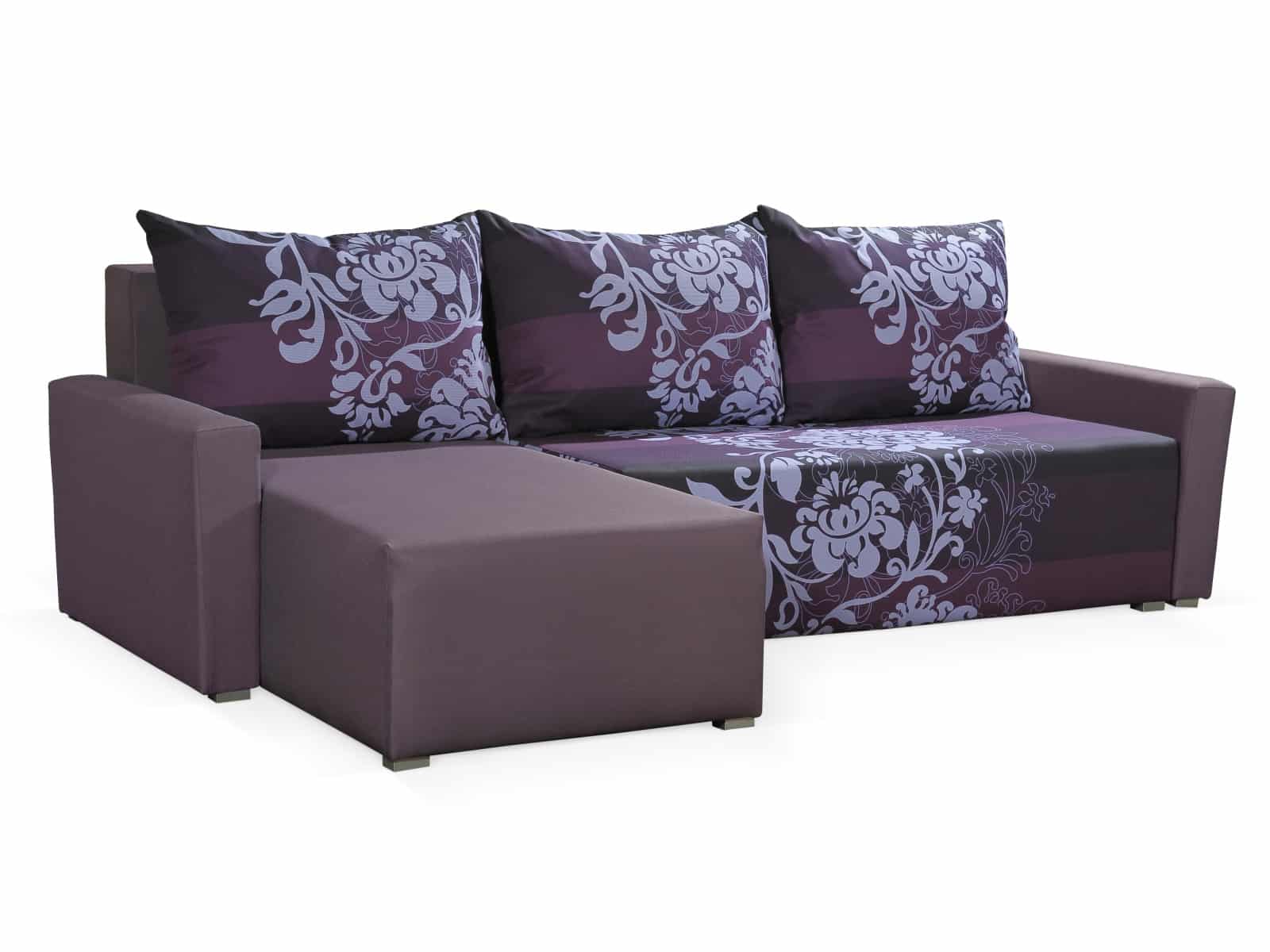 Rohová sedačka ESPANA BIS 6, fialová