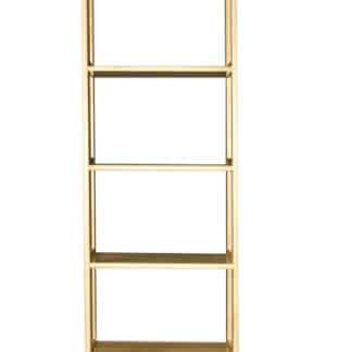 Regál ažurový výška 163 cm, šířka 60 cm, masiv borovice, moření: ...