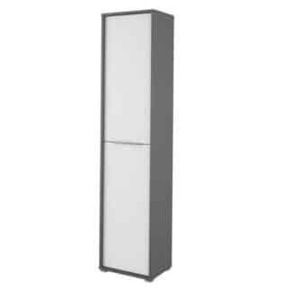 RIOMA vysoká skříň TYP 06, grafit/bílá