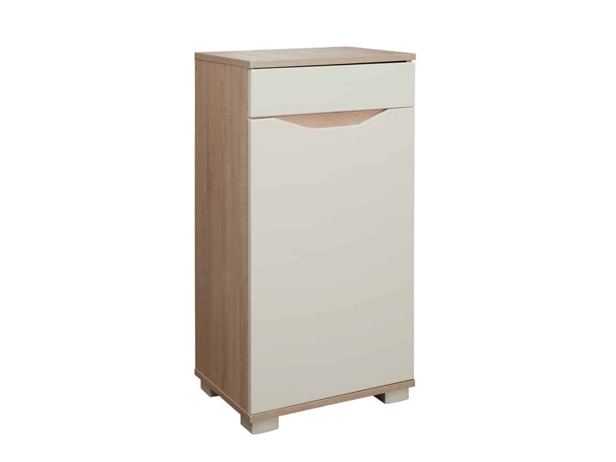 Skříňka APOLON PA3, béžový lesk/dub