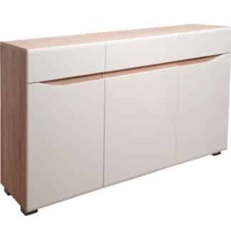 Komoda VENETO V160, béžový lesk/dub