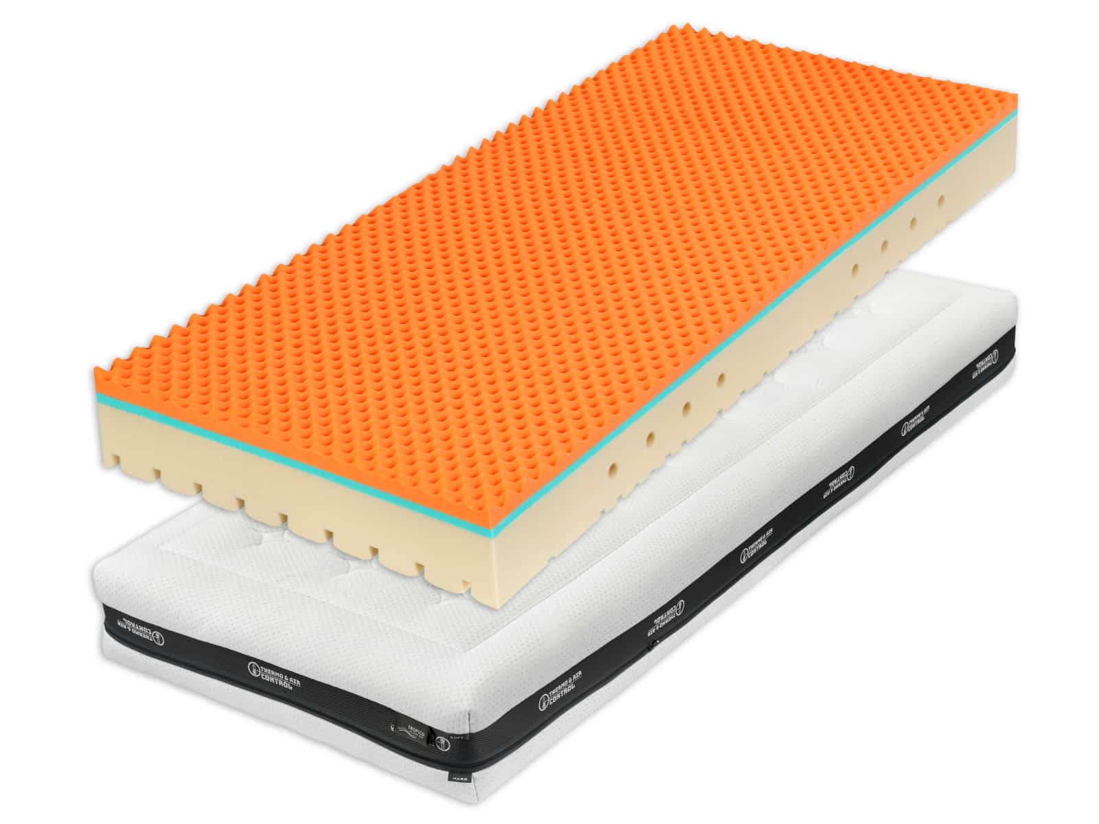 Matrace SUPER FOX Wellness 80x200x22 cm, 1+1 ZDARMA