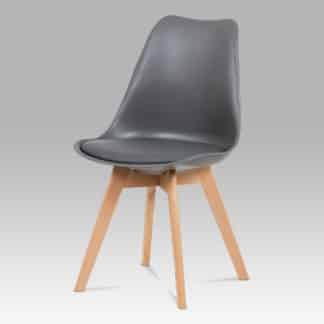 Jídelní židle CT-752 GREY, šedá / masiv buk