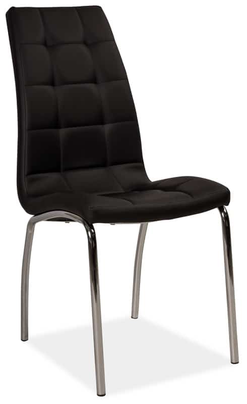Jídelní čalouněná židle H-104, černá