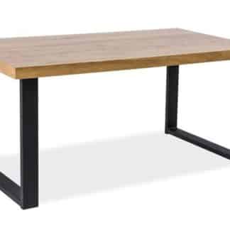 Jídelní stůl UMBERTO 180x90, dub/černá