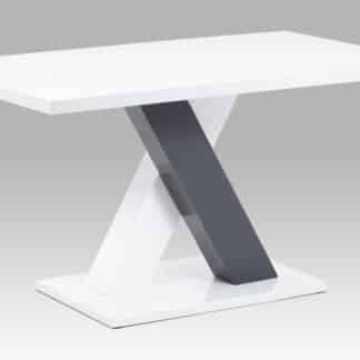 Jídelní stůl 140x80 AT-4005 WT, bílá MDF vysoký lesk