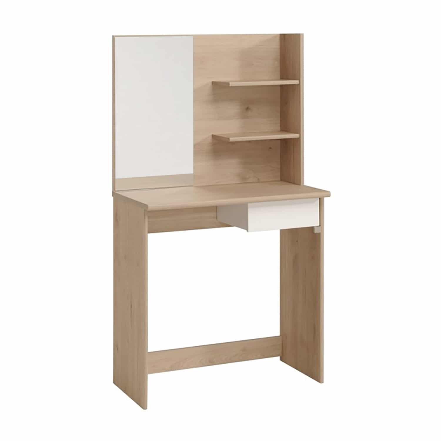 Toaletní stolek PRECIOUS, dub/bílá
