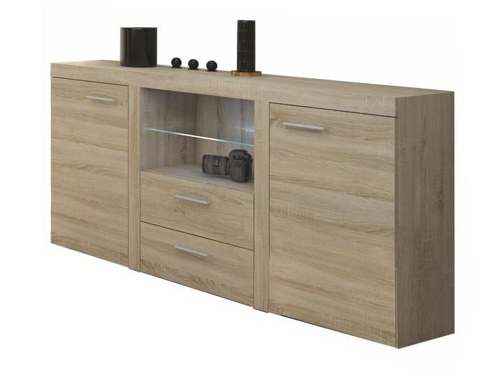 ROCHESTER komoda 2-dveřová, 2-zásuvoková, dub sonoma