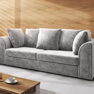 Trojsedák DYLAN 3, světle šedá látka