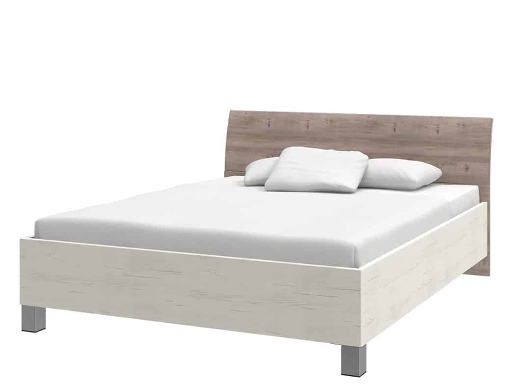 Postel UNO 160x200 cm, pino aurelio/dub nelson