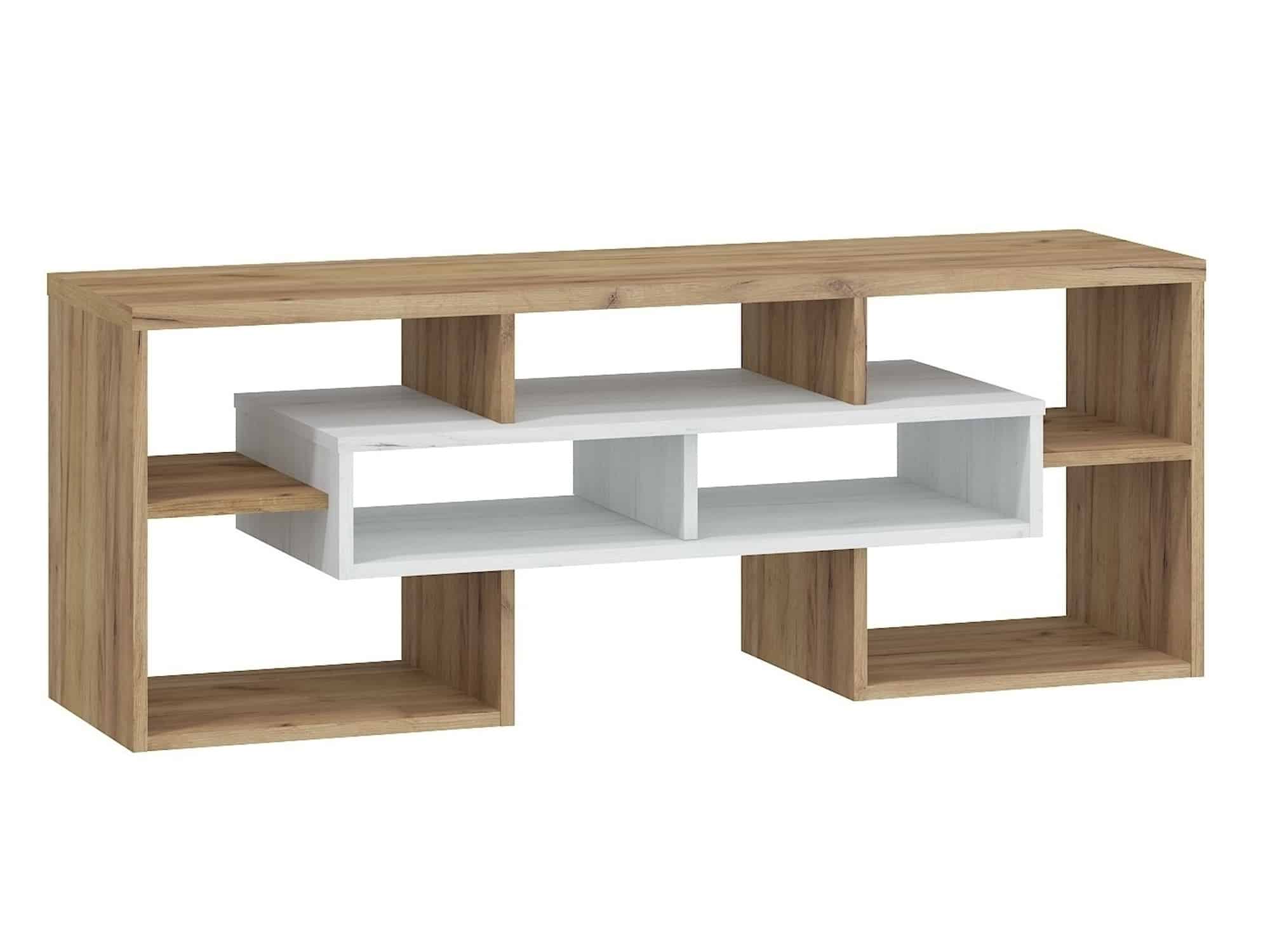 TV stolek RIO 20, craft bílý/craft zlatý