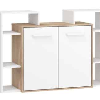 Komoda 2D RIO 05, dub sonoma/bílá