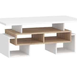 Konferenční stolek S RIO 12, dub sonoma/bílá