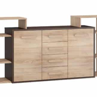 Komoda 2D4S RIO 06, dub sonoma tmavý/dub sonoma