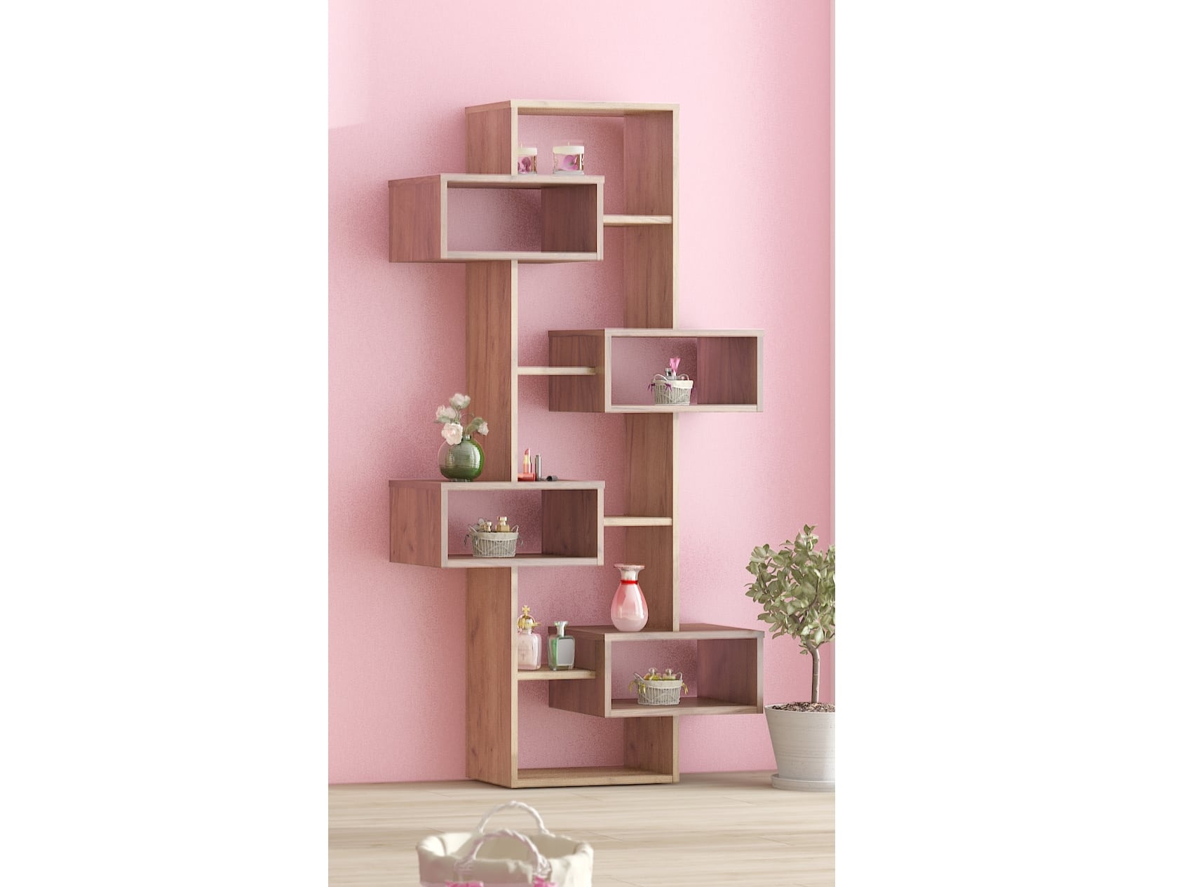 Regál RIO 18, craft tobaco/craft zlatý