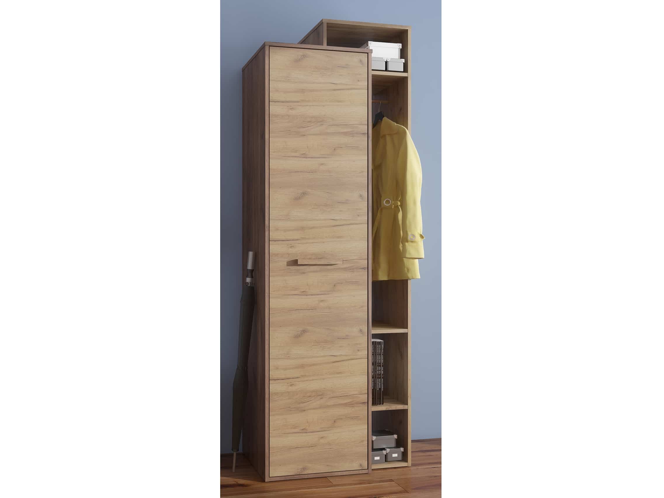 Skříň P1D RIO 23, craft tobaco/craft zlatý