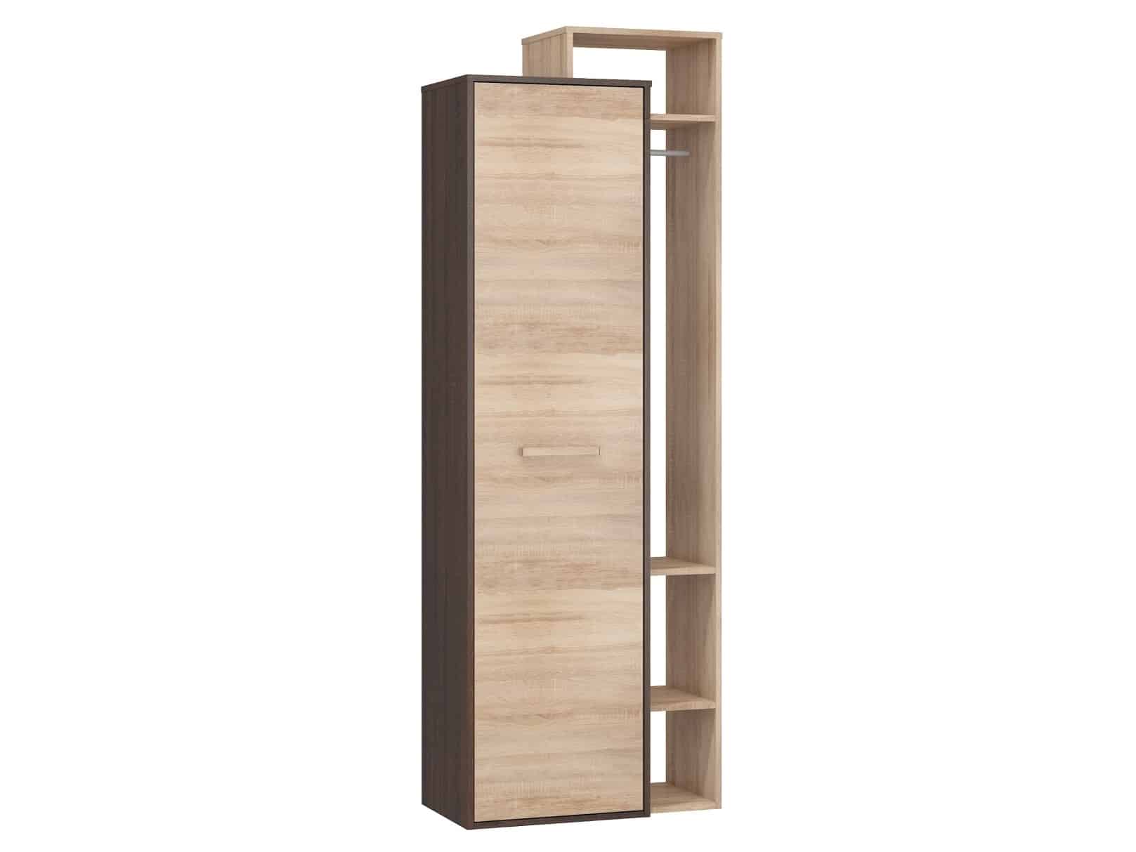Skříň P1D RIO 23, dub sonoma tmavý/dub sonoma