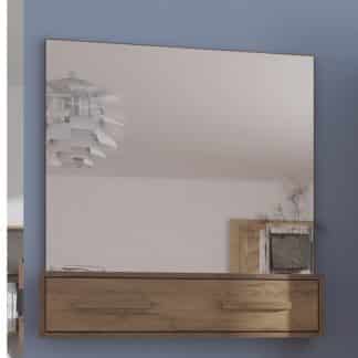 Zrcadlo RIO 10, craft tobaco/craft zlatý