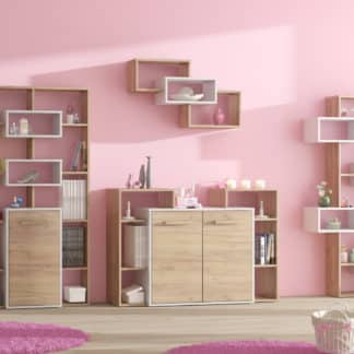 RIO obývací pokoj 9, craft bílý/craft zlatý