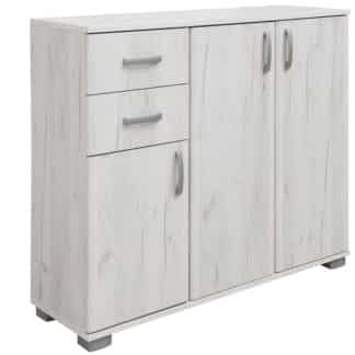 Komoda ROMA 3, dub sněhový