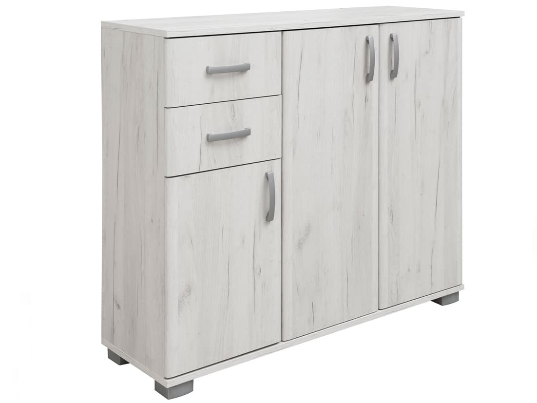 Komoda ROMA 3, dub sněhový