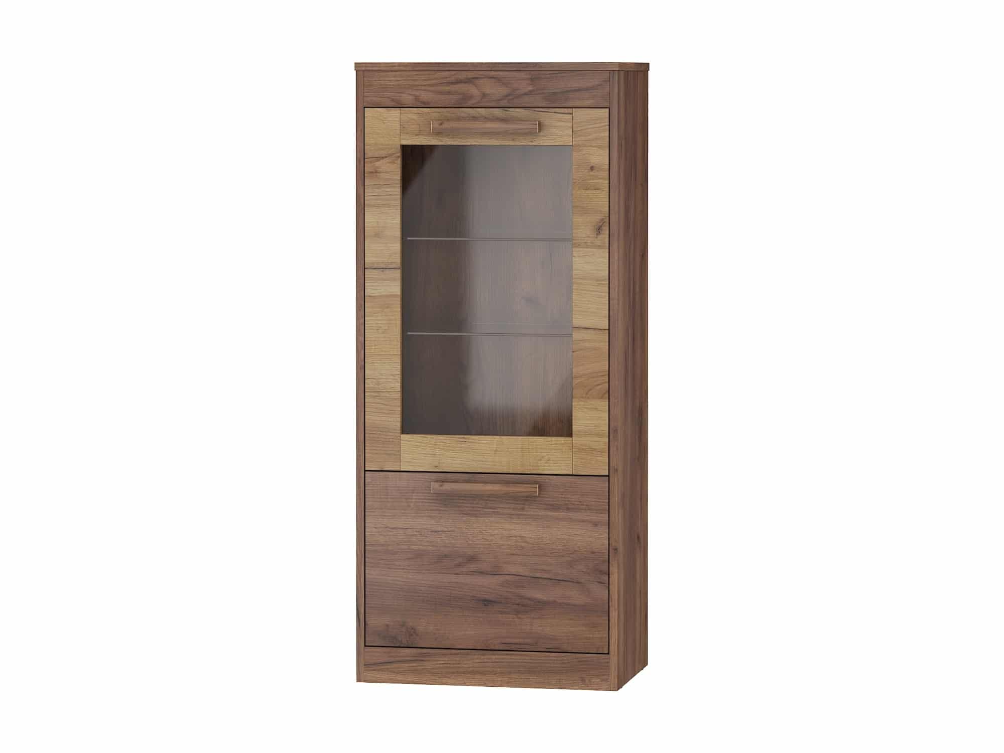 Vitrína N1DW MAXIMUS 25, craft tobaco/craft zlatý