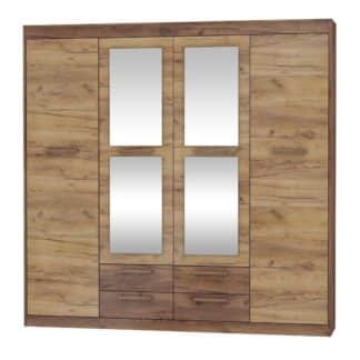 Skříň 4D4S MAXIMUS 06, craft tobaco/craft zlatý