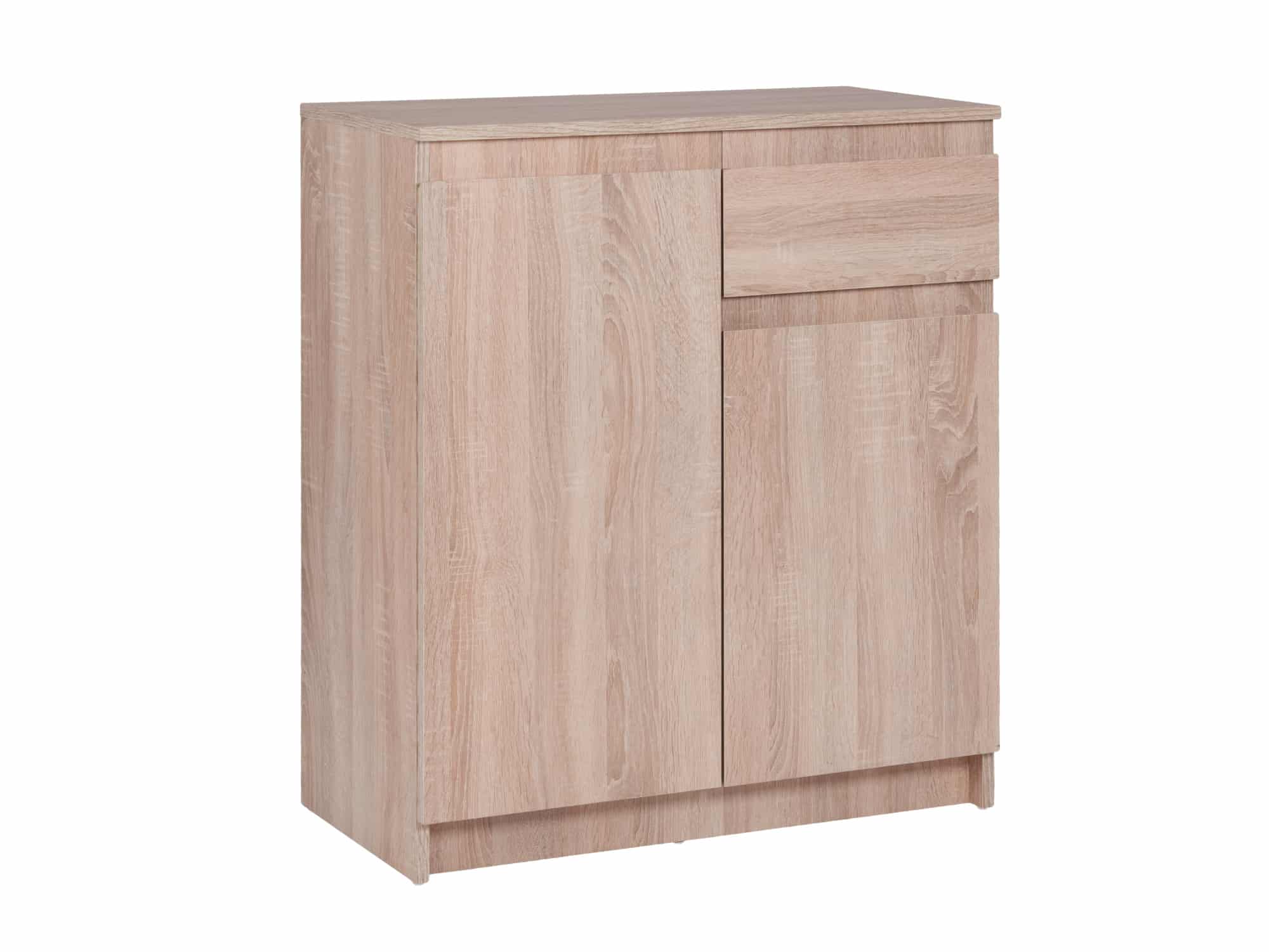 Komoda DETA A1 2D1S, dub sonoma světlý